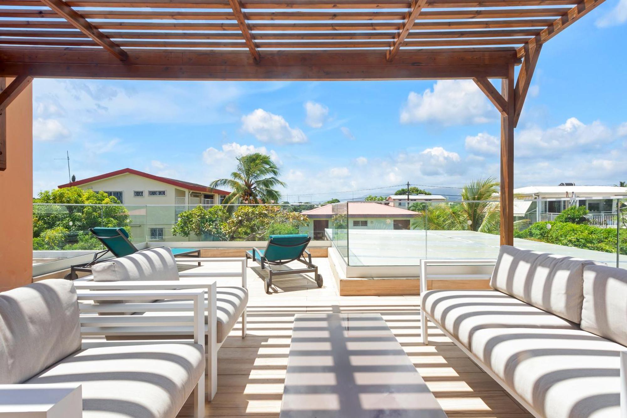 Villa Jasmin Standing Piscine Chauffee 4 Ch 9 Pers Baie-Mahault Luaran gambar